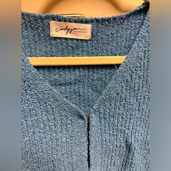 Carly Jean Los Angeles- Elana Knit top - BNWT- blue - size small - Picture 2 of 6